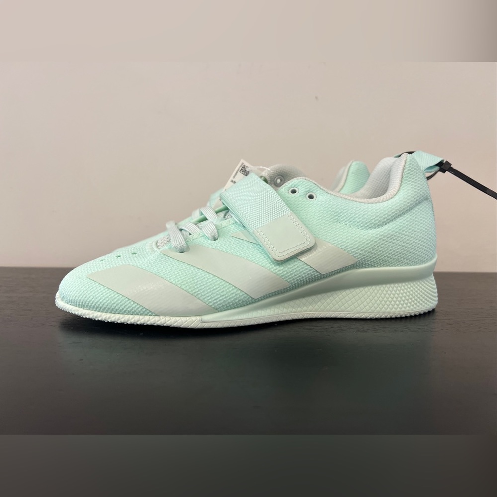 Women’s Size 7 adidas Adipower Weightlifting Shoes 2 ‘Dash Green’ EF2978
